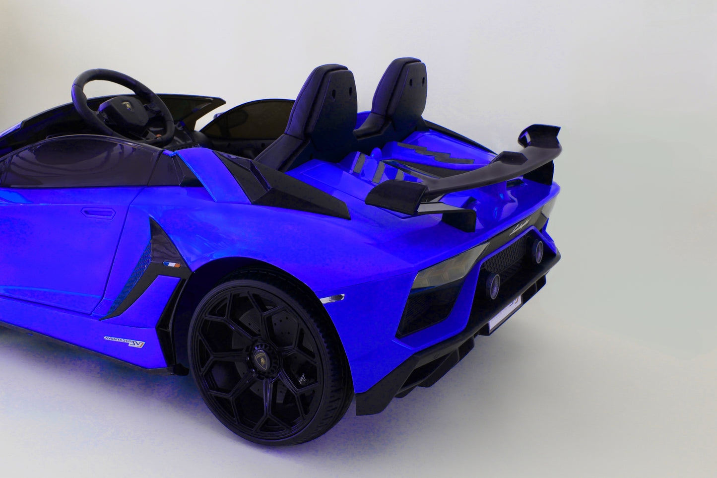 Lamborghini Ride On HD Battery with Remote Control 24 Volt Electric Blue (PICK UP/DROP OFF ONLY)