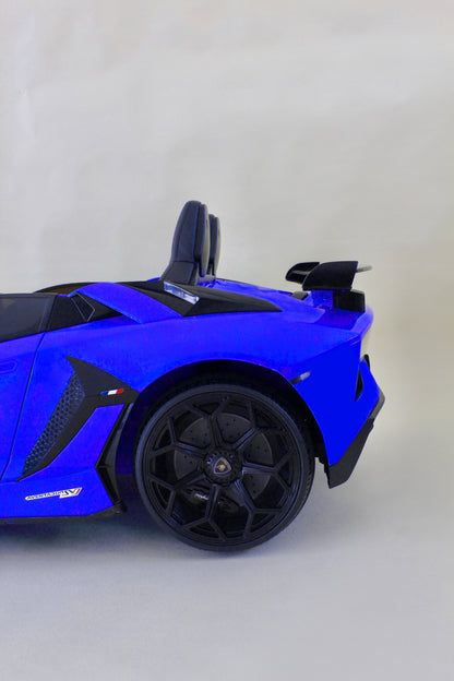 Lamborghini Ride On HD Battery with Remote Control 24 Volt Electric Blue (PICK UP/DROP OFF ONLY)