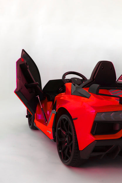 Lamborghini Ride On HD Battery with Remote Control 24 Volt Red (PICK UP/DROP OFF ONLY)