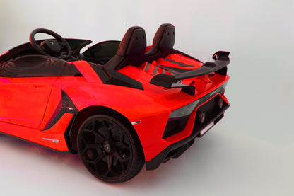 Lamborghini Ride On HD Battery with Remote Control 24 Volt Red (PICK UP/DROP OFF ONLY)