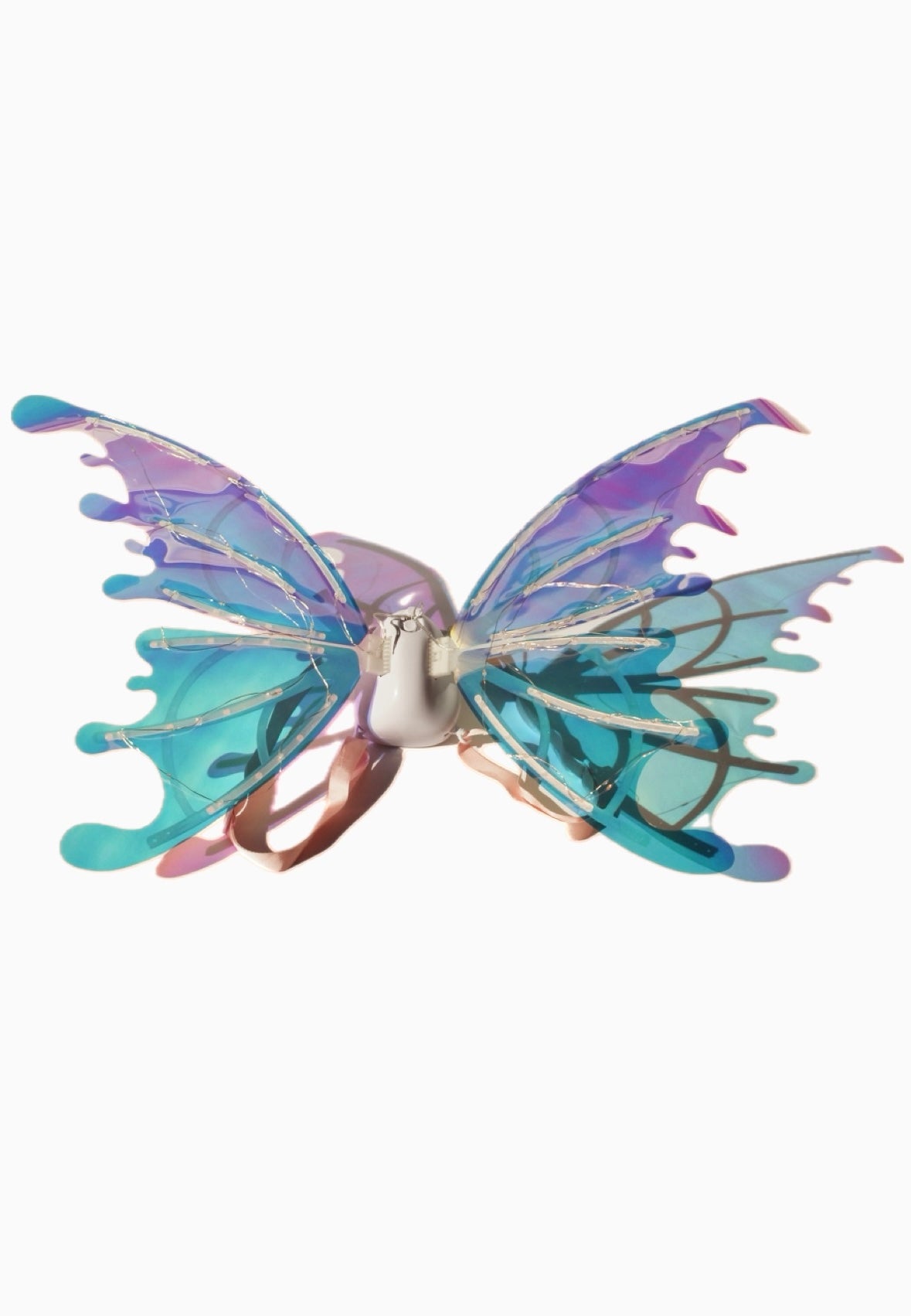 Iridescent Electric Light Up Butterfly Wings