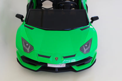 Lamborghini Ride On HD Battery with Remote Control 24 Volt Electric Green(PICK UP/DROP OFF ONLY)