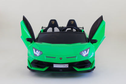 Lamborghini Ride On HD Battery with Remote Control 24 Volt Electric Green(PICK UP/DROP OFF ONLY)