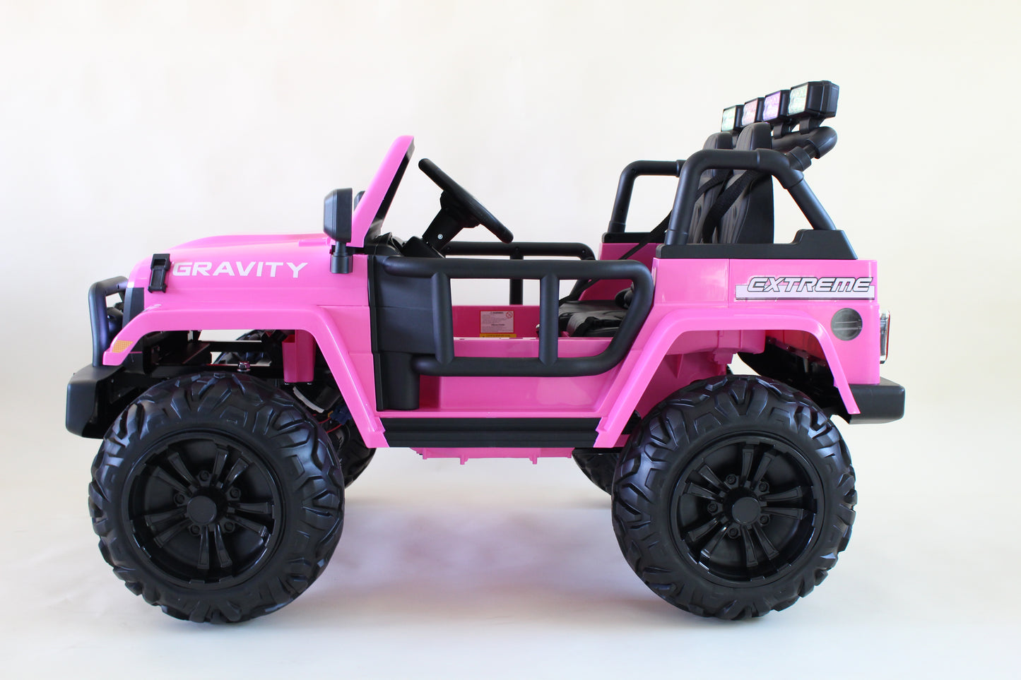 Kids Push to Start Barbie Pink Jeep 24 Volt (PICK UP/DROP OFF ONLY)