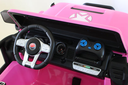 Kids Push to Start Barbie Pink Jeep 24 Volt (PICK UP/DROP OFF ONLY)