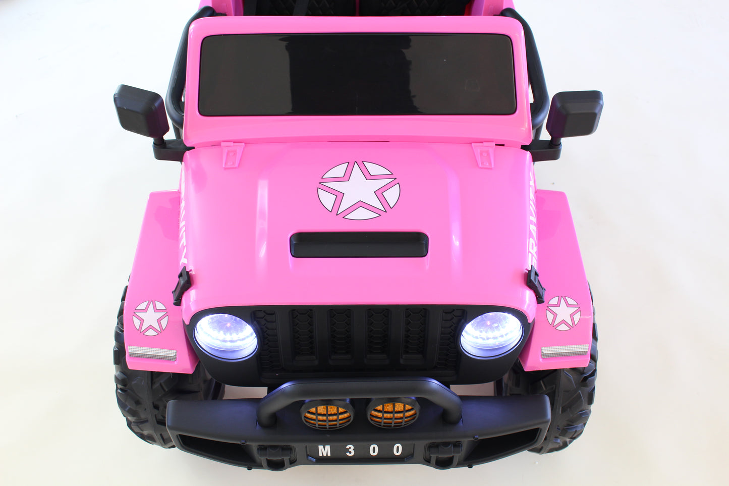 Kids Push to Start Barbie Pink Jeep 24 Volt (PICK UP/DROP OFF ONLY)