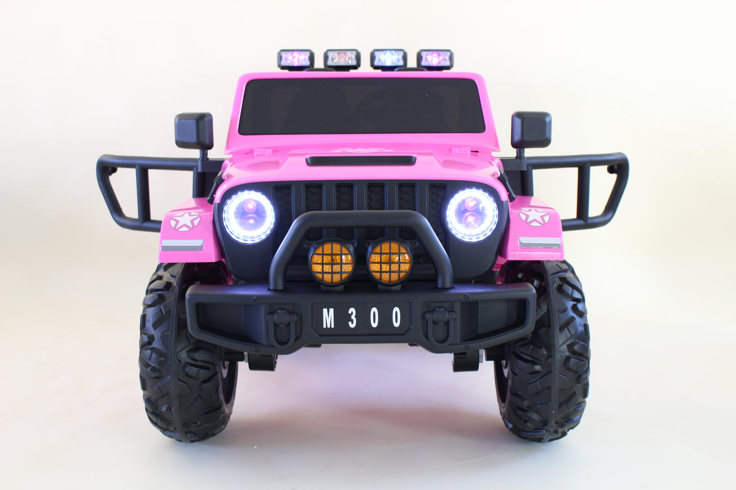 Kids Push to Start Barbie Pink Jeep 24 Volt (PICK UP/DROP OFF ONLY)