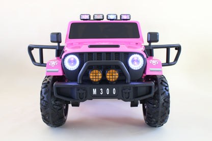 Kids Push to Start Barbie Pink Jeep 24 Volt (PICK UP/DROP OFF ONLY)